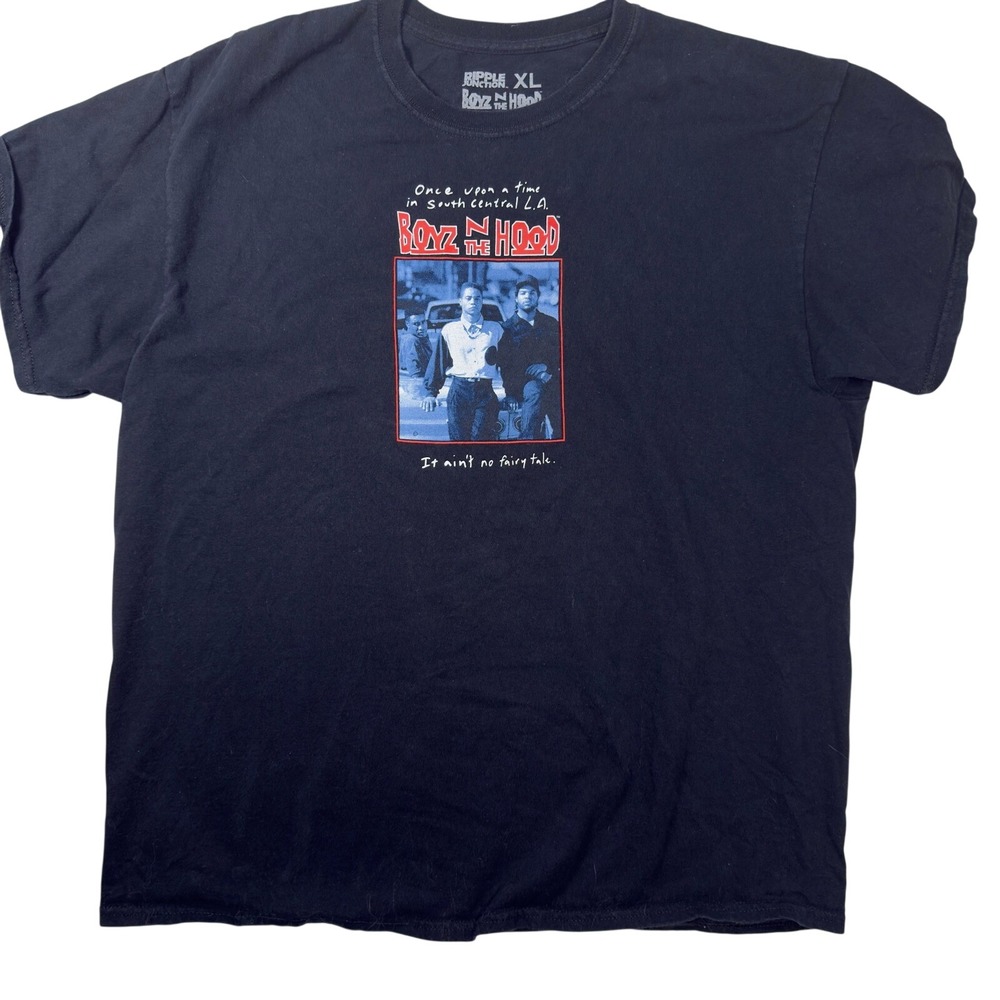 Ripple Junction Boyz N‎ The Hood T-Shirt Mens XL Black Excellent Movie Graphic
